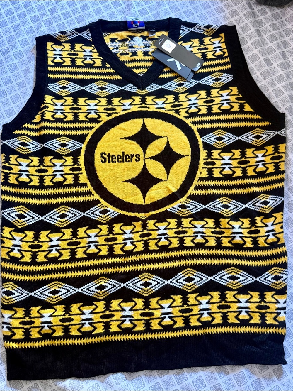 NEW NFL Pittsburgh Steelers Sweater Vest